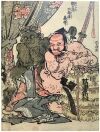 Hokusai - The Warrior Asahina Saburo - Shunro Period