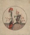 Hokusai - Courtesan Guest and Pet Monkey - Other PRINTS