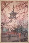 Hiroshi Yoshida - A Glimpse of Ueno Park