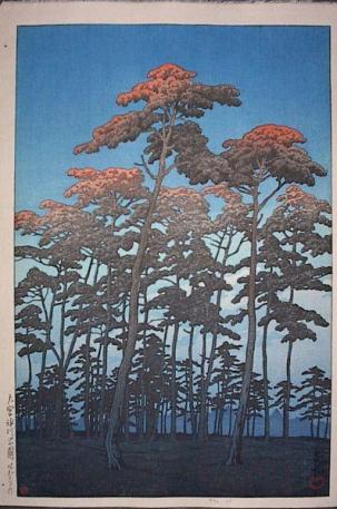 Hasui Kawase - Hikawa Park at Omiya