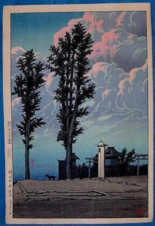 Hasui Kawase - Kanda Myojin Shrine