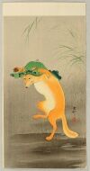Ohara Koson - Dancing Fox
